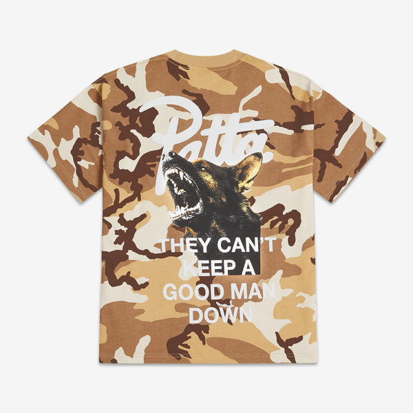 Bark Woodland Camo T-Shirt Sand Dollar Tees
