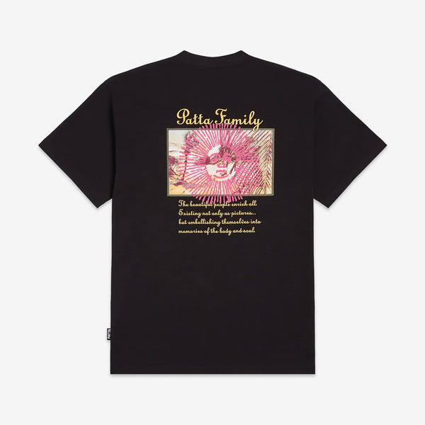 Postcard T-Shirt Black Tees