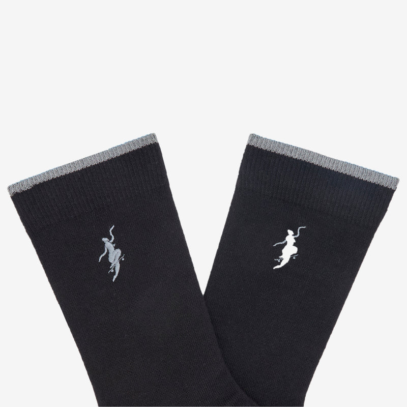 No Complies Forever Business Socks Black Accessories