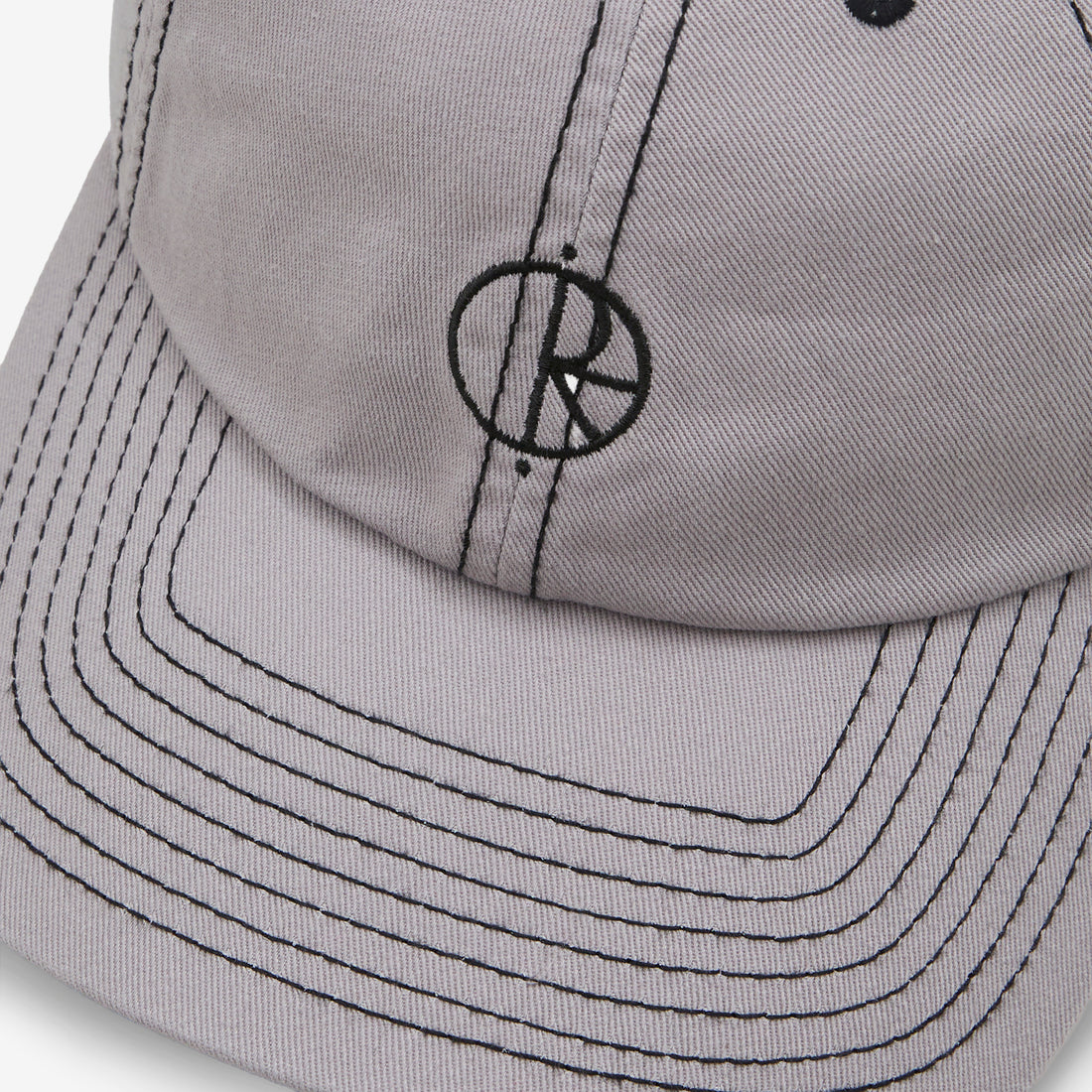 Contrast Sai Cap Washed Grey Headwear