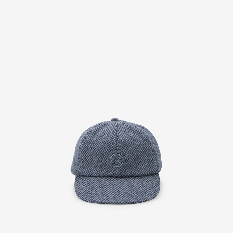 Tom Cap Wool Blue Check Headwear