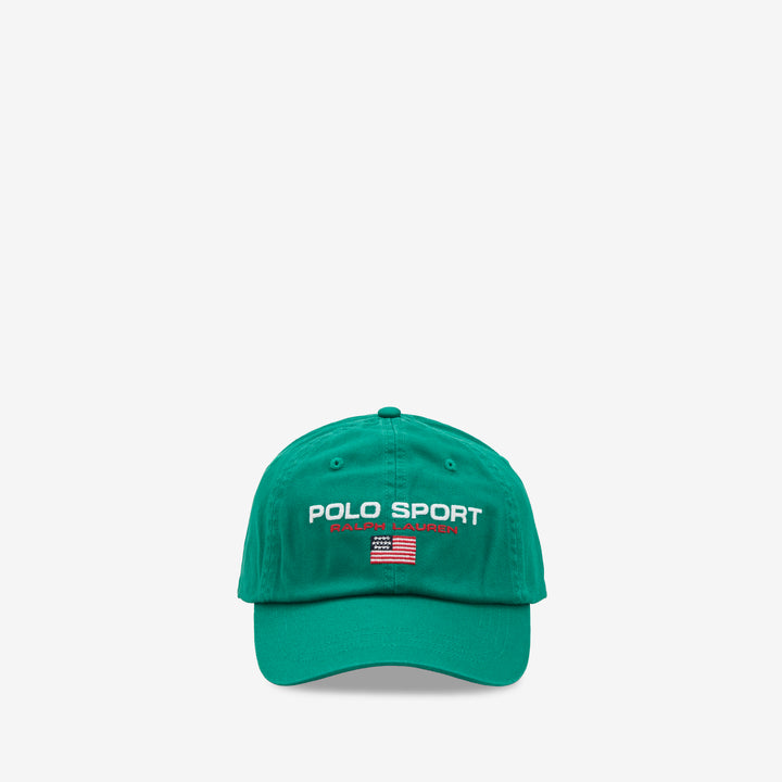 Polo Sport Twill Ball Cap Erin Green Front