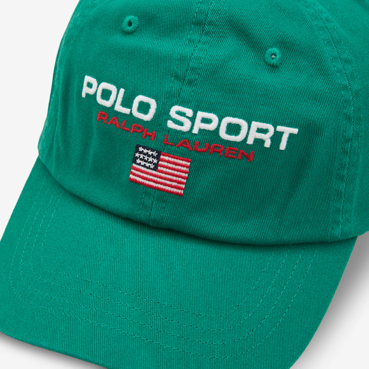 Polo Sport Twill Ball Cap Erin Green