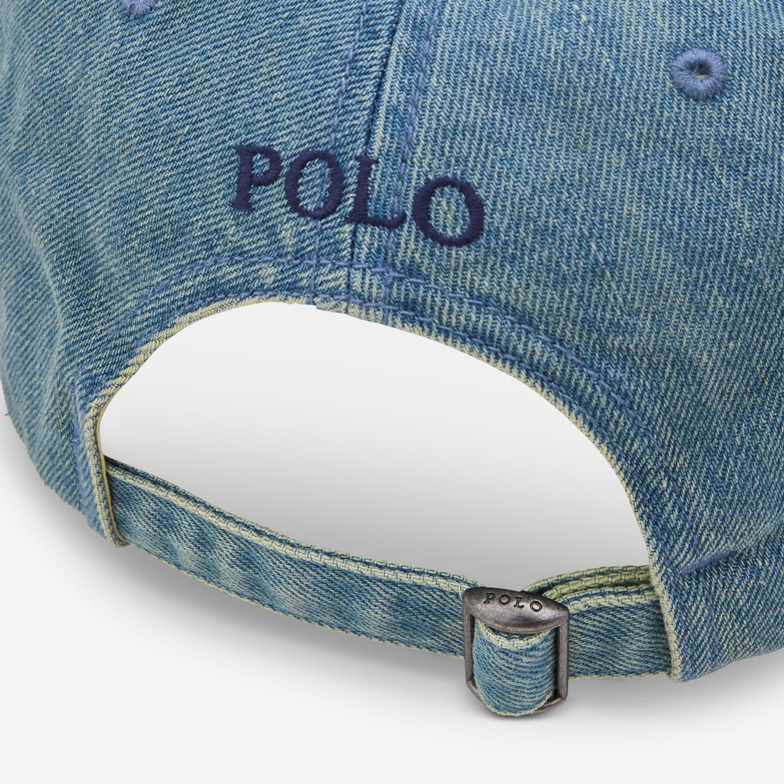 Indigo Denim Ball Cap Blue Headwear
