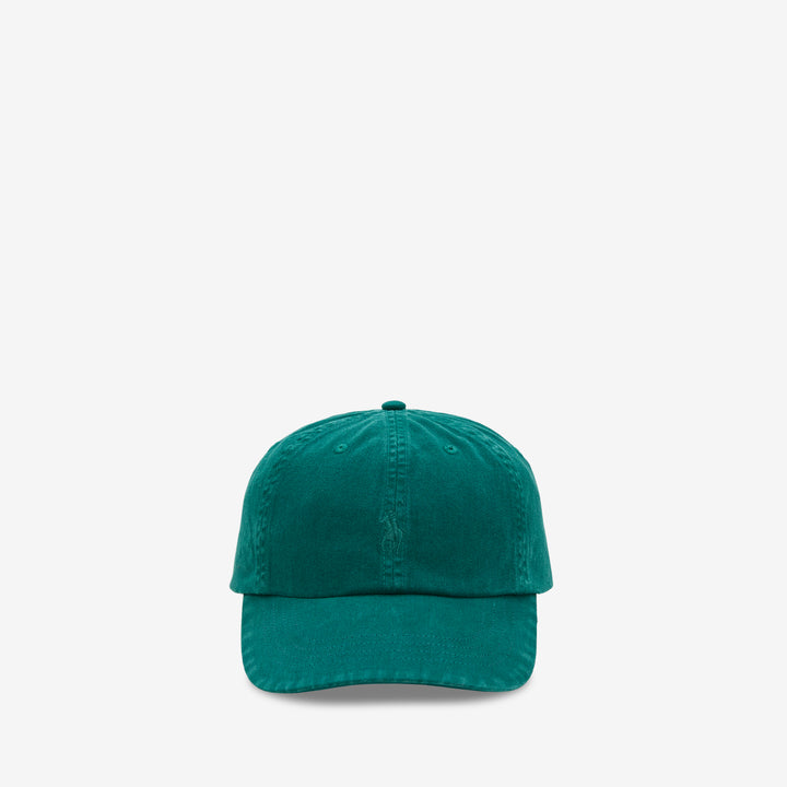 Garment-Dyed Twill Ball Cap Frond Green Front