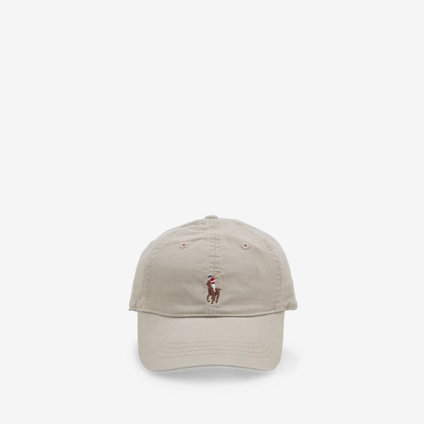 Stretch-Cotton Twill Ball Cap Khaki Tan Headwear