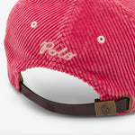 NY Patch Corduroy Ball Cap Red