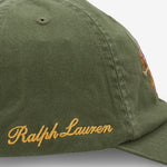 Triple-Pony Twill Ball Cap Supply Olive