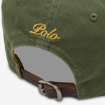 Triple-Pony Twill Ball Cap Supply Olive