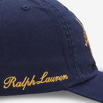 Triple-Pony Twill Ball Cap Newport Navy