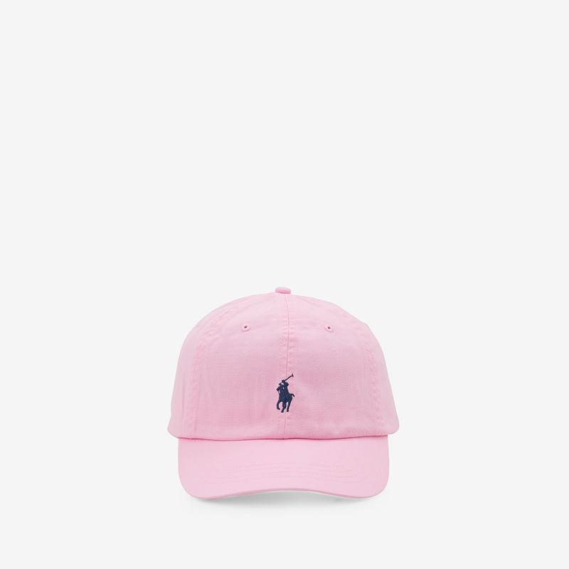 Cotton Chino Ball Cap Carmel Pink | Jewel Blue Headwear