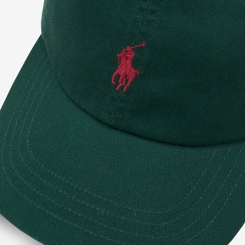 Cotton Chino Ball Cap College Green Headwear