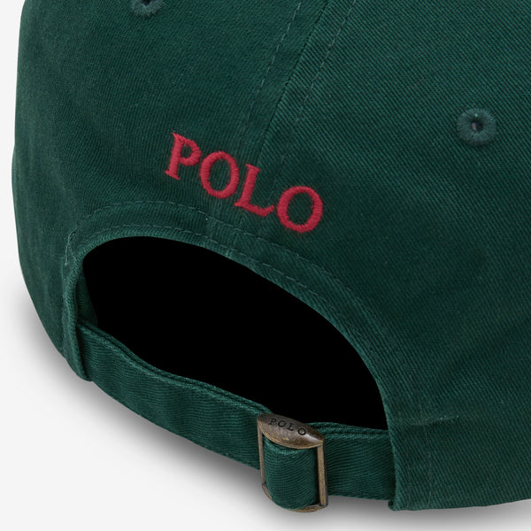 Cotton Chino Ball Cap College Green Headwear