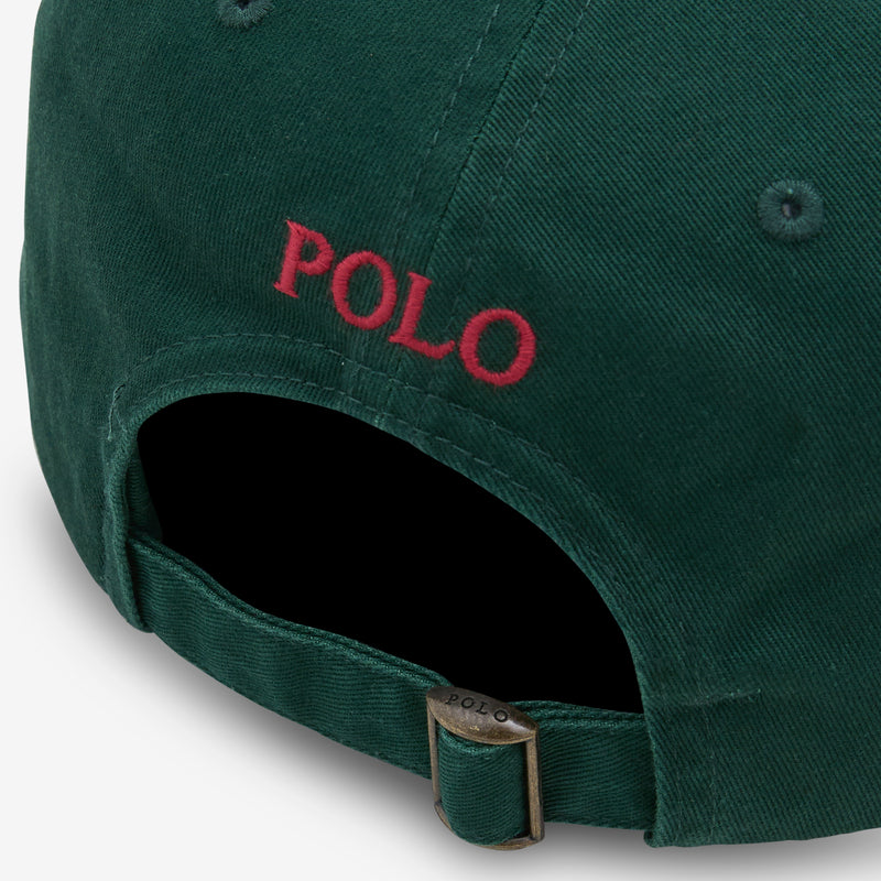 Cotton Chino Ball Cap College Green Headwear