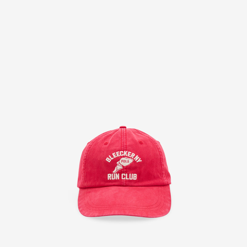 Embroidered Long-Bill Twill Cap RL 2000 Red Headwear
