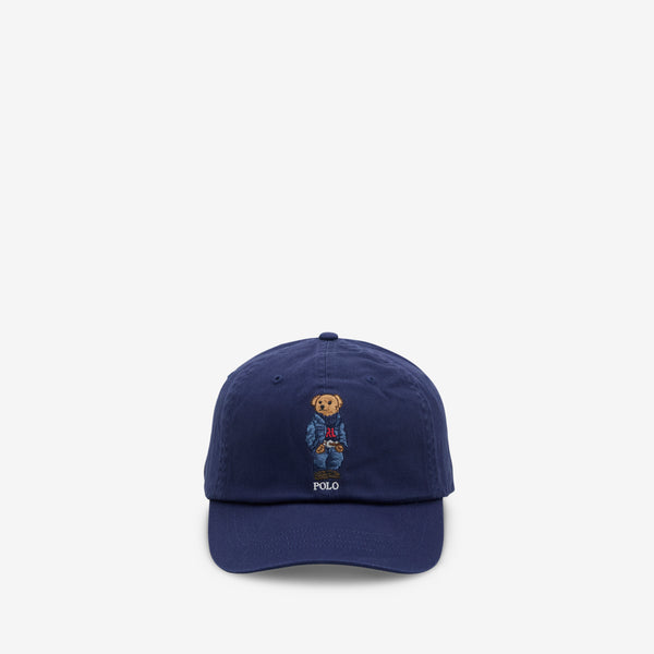 Polo Bear Twill Ball Cap Newport Navy Headwear
