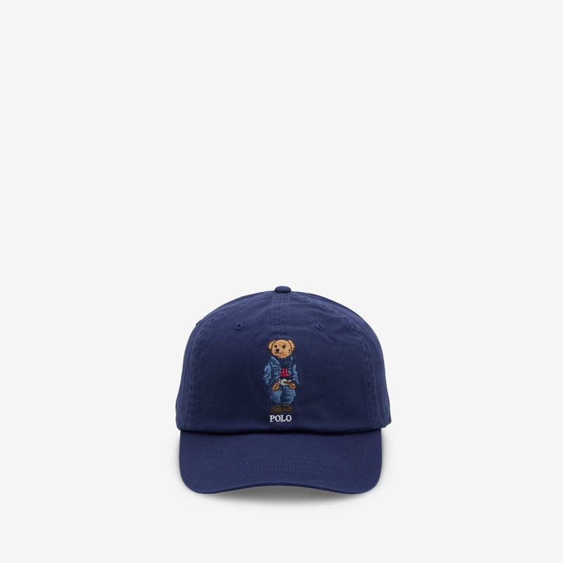 Polo Bear Twill Ball Cap Newport Navy Headwear