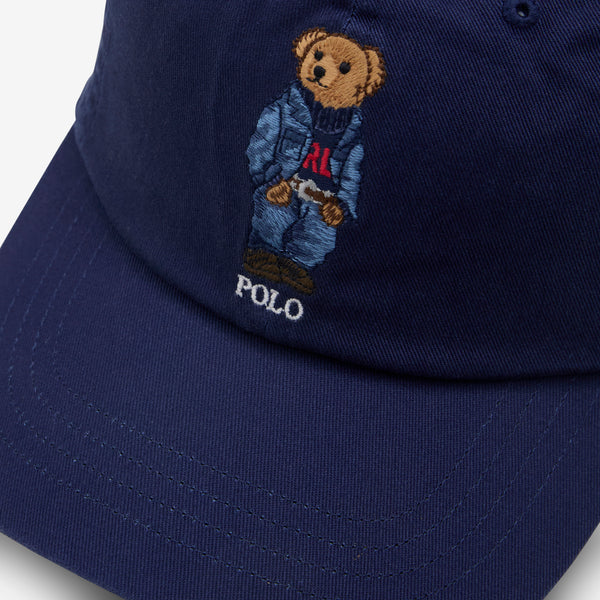 Polo Bear Twill Ball Cap Newport Navy Headwear