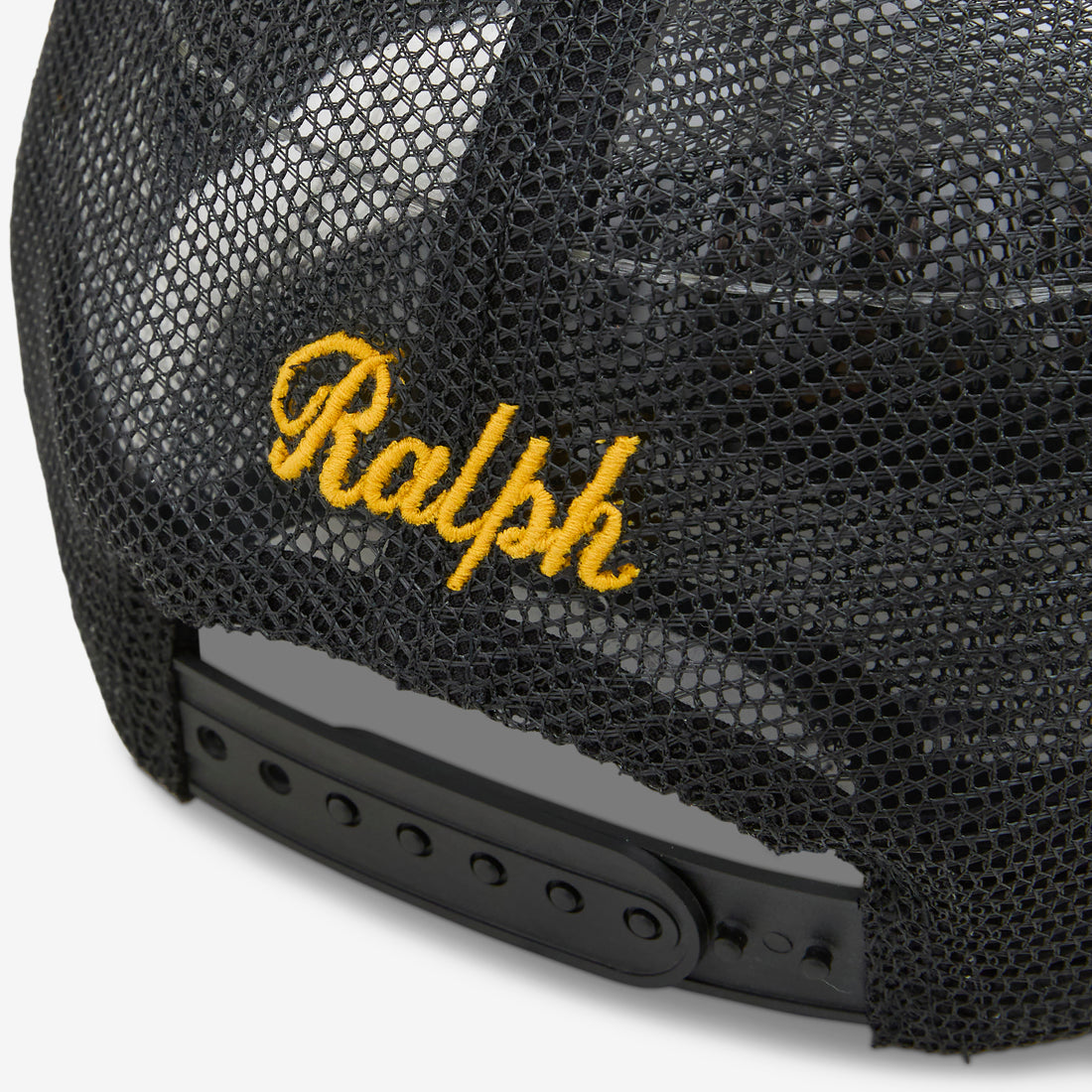 Vintage Trucker Polo Black Headwear