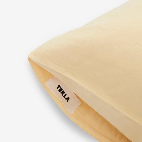 Percale Pillow Sham Shaded Yellow Lifestyle