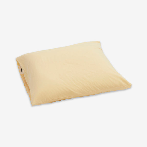 Percale Pillow Sham Shaded Yellow Lifestyle