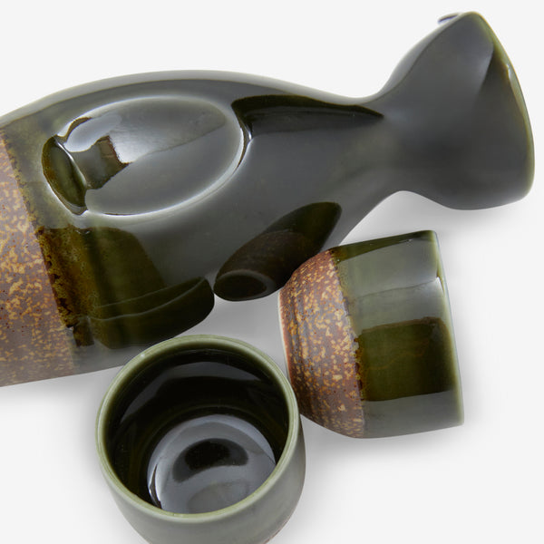 Saké Set Forest Green