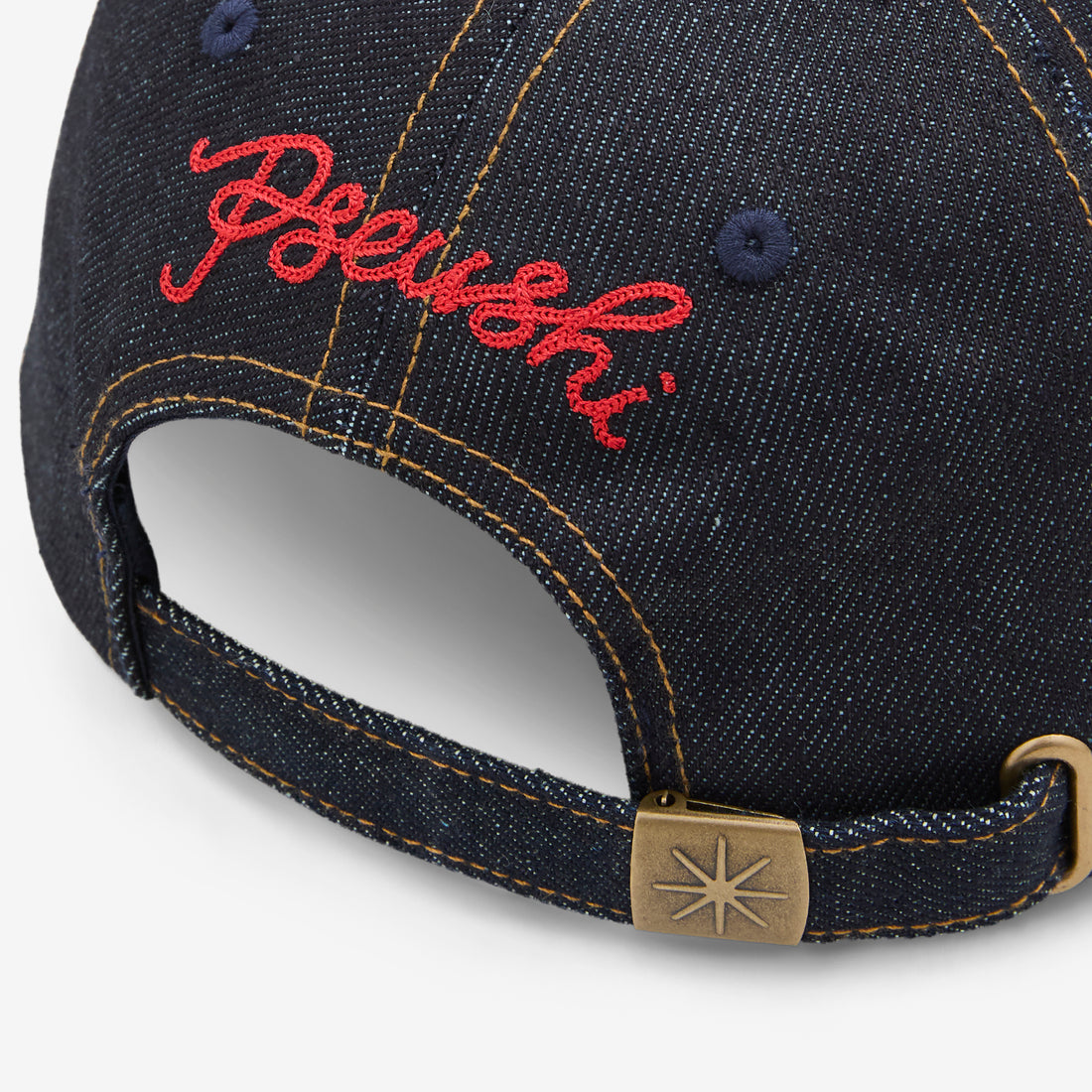Standard Cap Raw Indigo Denim Headwear