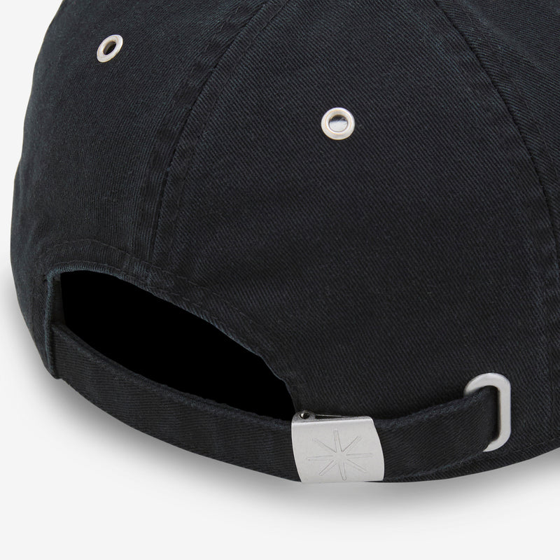 Star Cap Washed Black Headwear