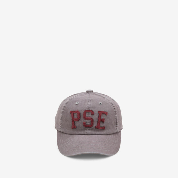 Vintage Lettering Cap Grey | Maroon Front
