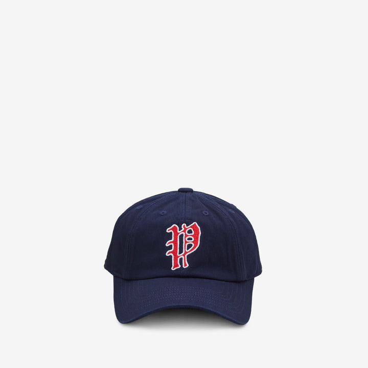 Vintage Twill Baseball Cap Navy Front