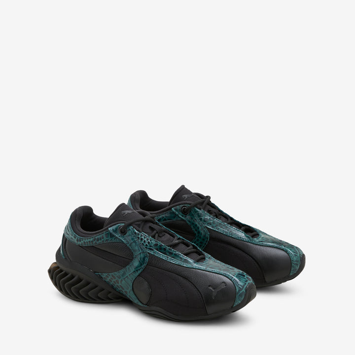 CELL GEO 1 Reptilian Dark Green | PUMA Black Front