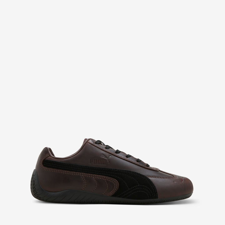 Speedcat Dressed Leather Brown | PUMA Black