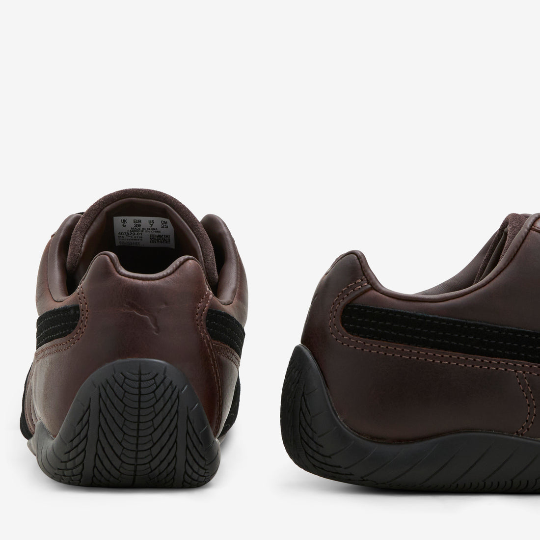 Speedcat Dressed Leather Brown | PUMA Black Footwear