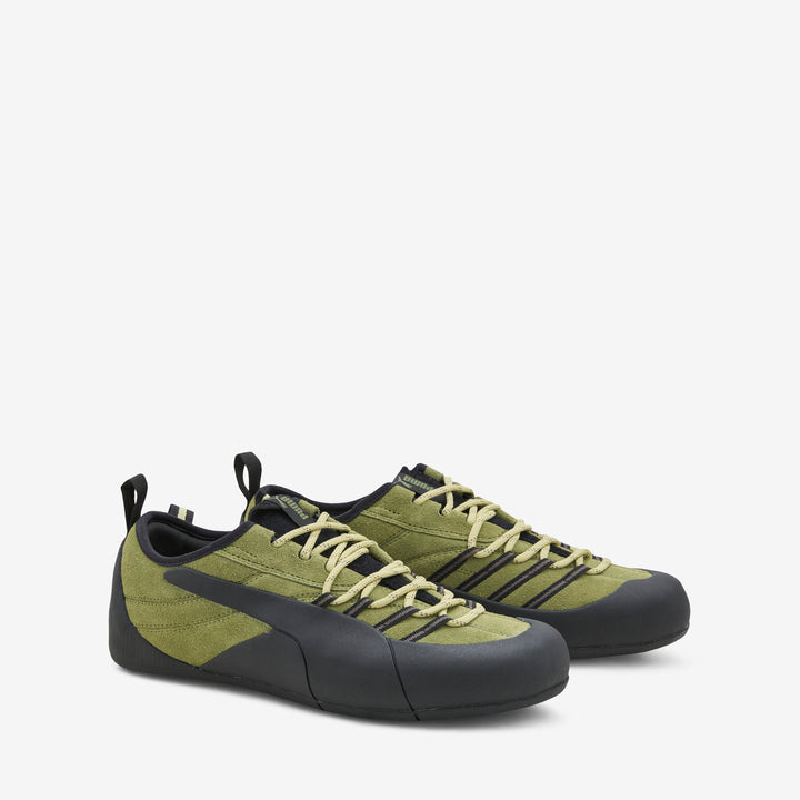 Klim Olive Green | PUMA Black Front