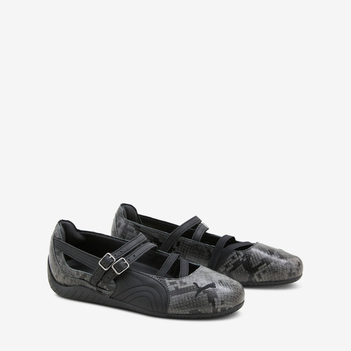 Women's Speedcat Ballet Snake Cool Dark Gray | PUMA Black Front