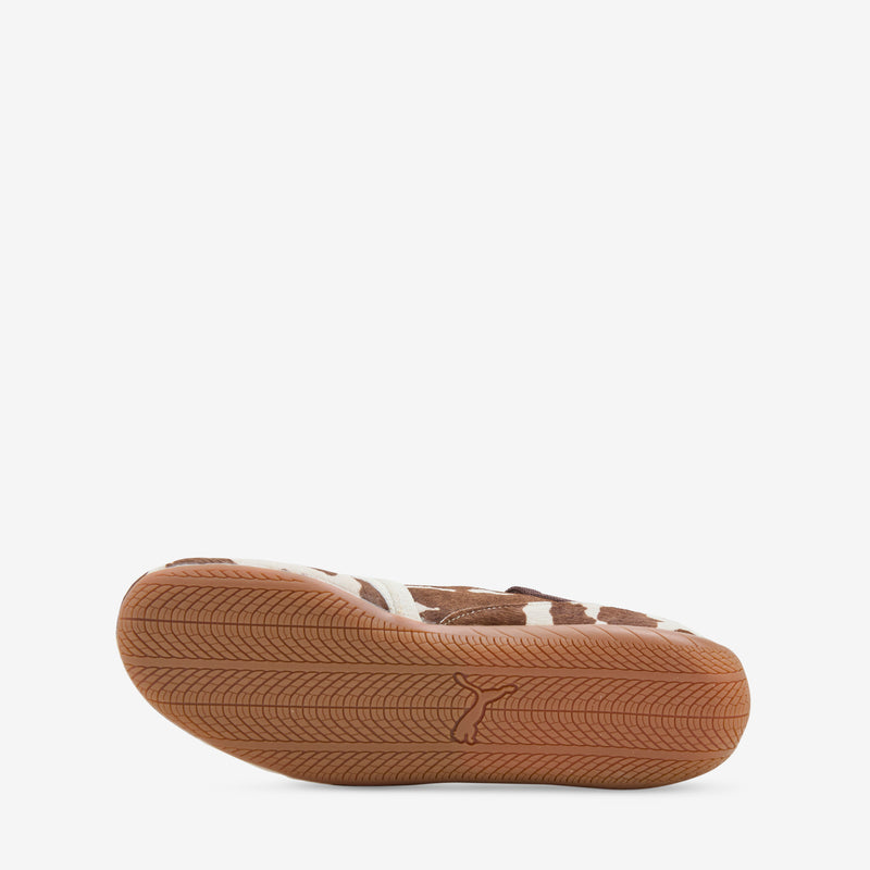 Women's Speedcat Ballet Cow Chocolate Brown | Warm White Footwear
