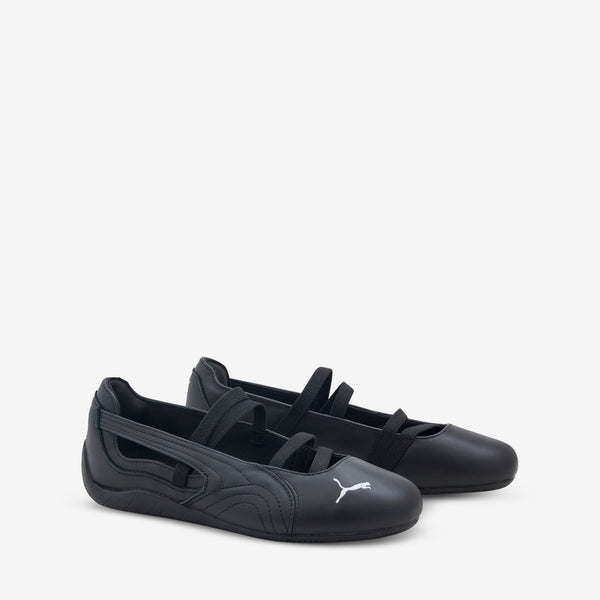 Women's Speedcat Ballet Leather PUMA Black | PUMA White Footwear