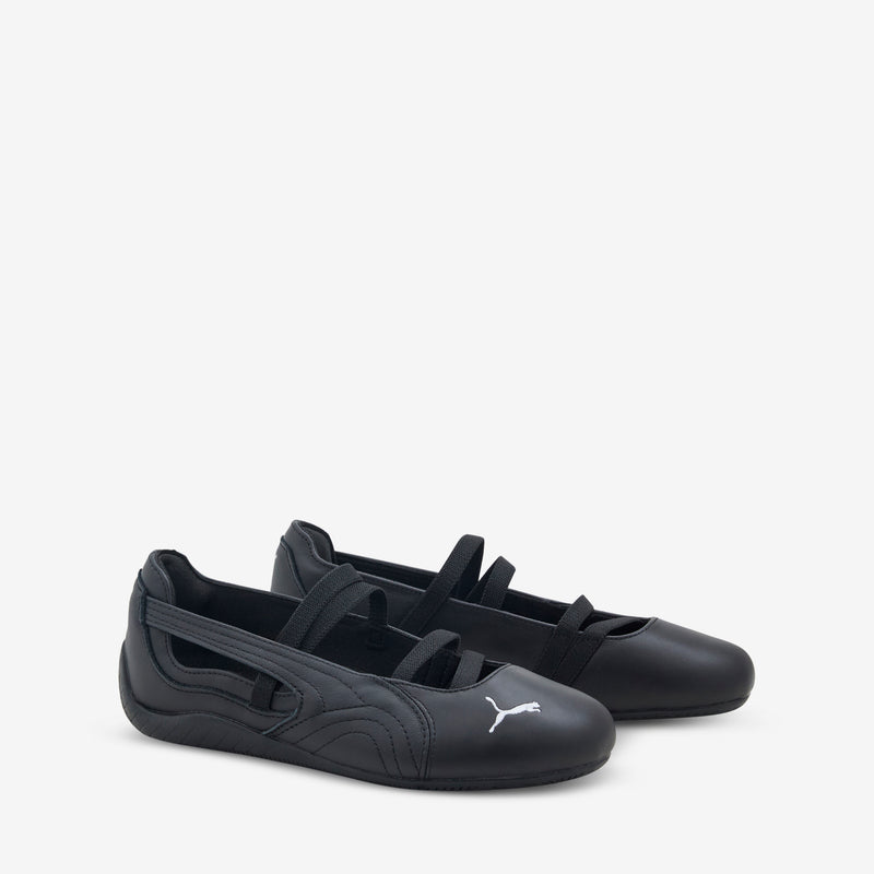 Women's Speedcat Ballet Leather PUMA Black | PUMA White Footwear