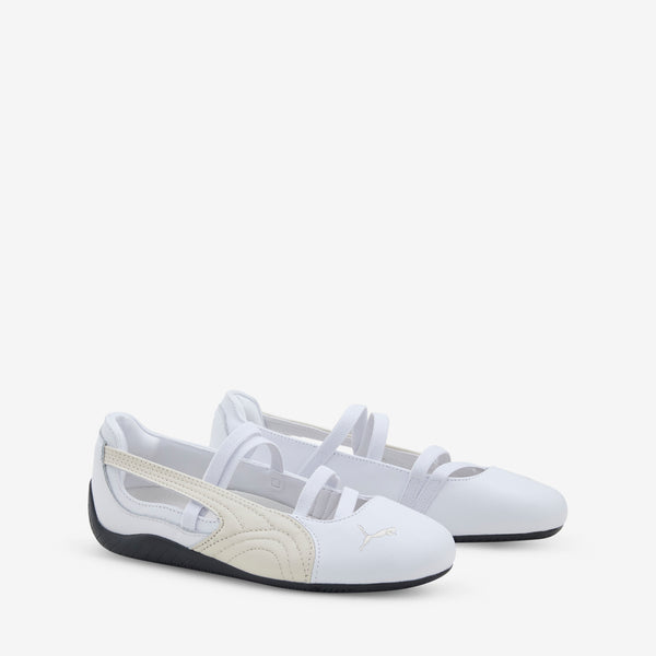 Women's Speedcat Ballet Leather PUMA White | Alpine Snow Footwear