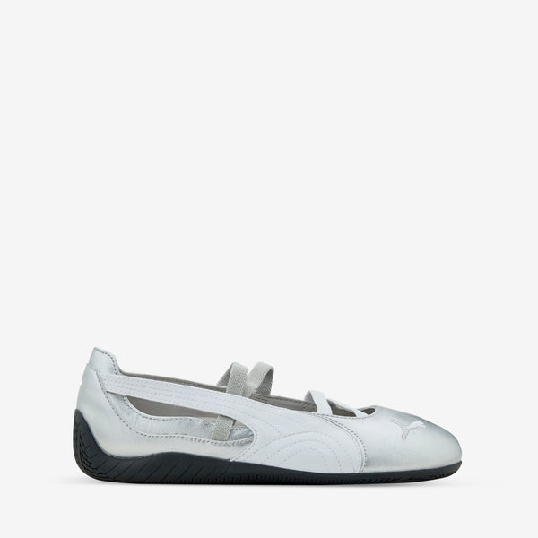 Women's Speedcat Ballet Metallic PUMA Silver | PUMA White Footwear