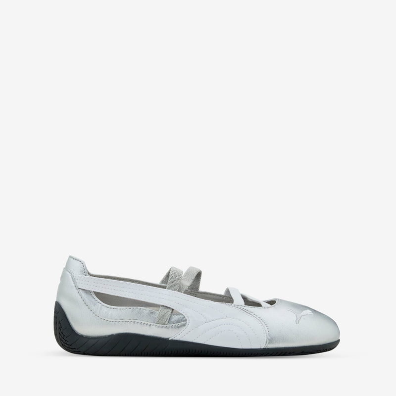 Women's Speedcat Ballet Metallic PUMA Silver | PUMA White Footwear