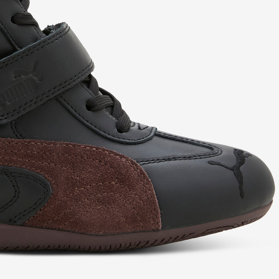 Women's Speedcat Wedge Leather PUMA Black | Chocolate Footwear