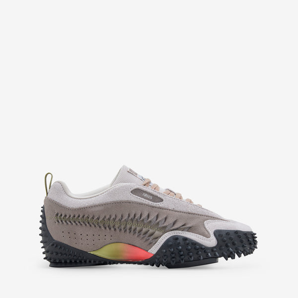Aries x Mostro Craft Ecru | Mouse Gray Footwear
