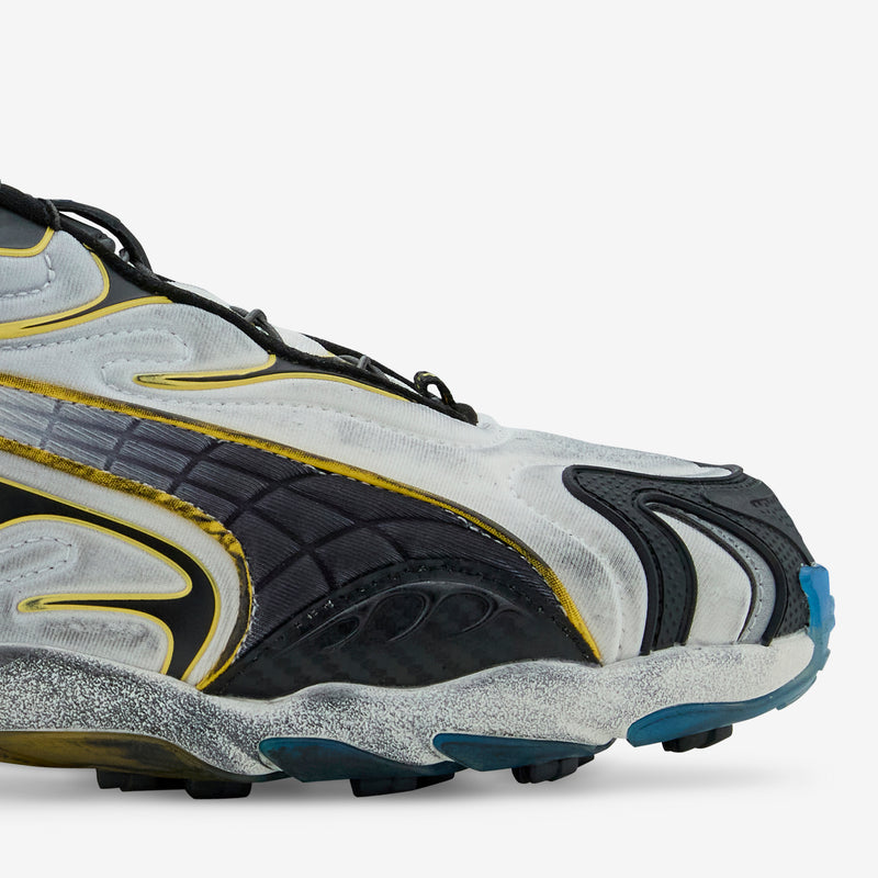 A AP Rocky x Inhale Distressed Neoprene Warm White PUMA Black Pele Above The Clouds