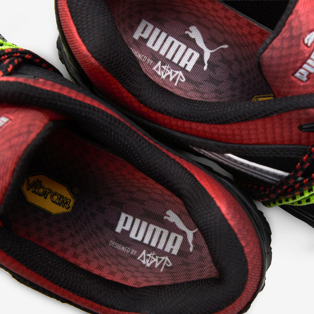 A$AP Rocky x Straycat PUMA Black | Formula Red Footwear