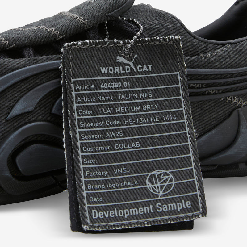NO/FAITH STUDIOS x Talon Flat Medium Gray | Flat Dark Gray Footwear