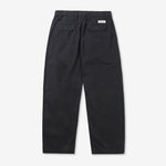 Pleated Trousers Washed Black