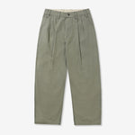 Pleated Trousers Washed Fatigue