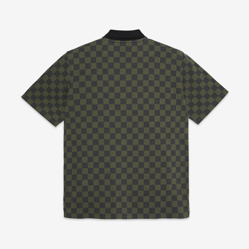 Jacques Polo Shirt Checkered Black | Green