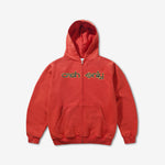 Protocol Zip-Thru Hood Washed Red